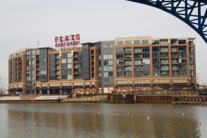 Exterior of Flats at East Bank