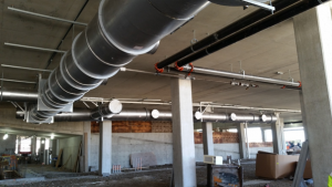 HVAC System Piping at the Flats in Cleveland