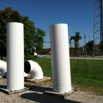 HVAC Ducts on Lawn