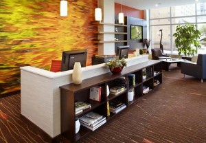 Hotel Welcome Area and Front Desk