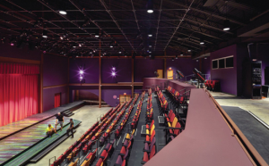Interior of Near West Theatre with Seating