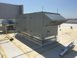 Commercial HVAC Equipment on Building Roof