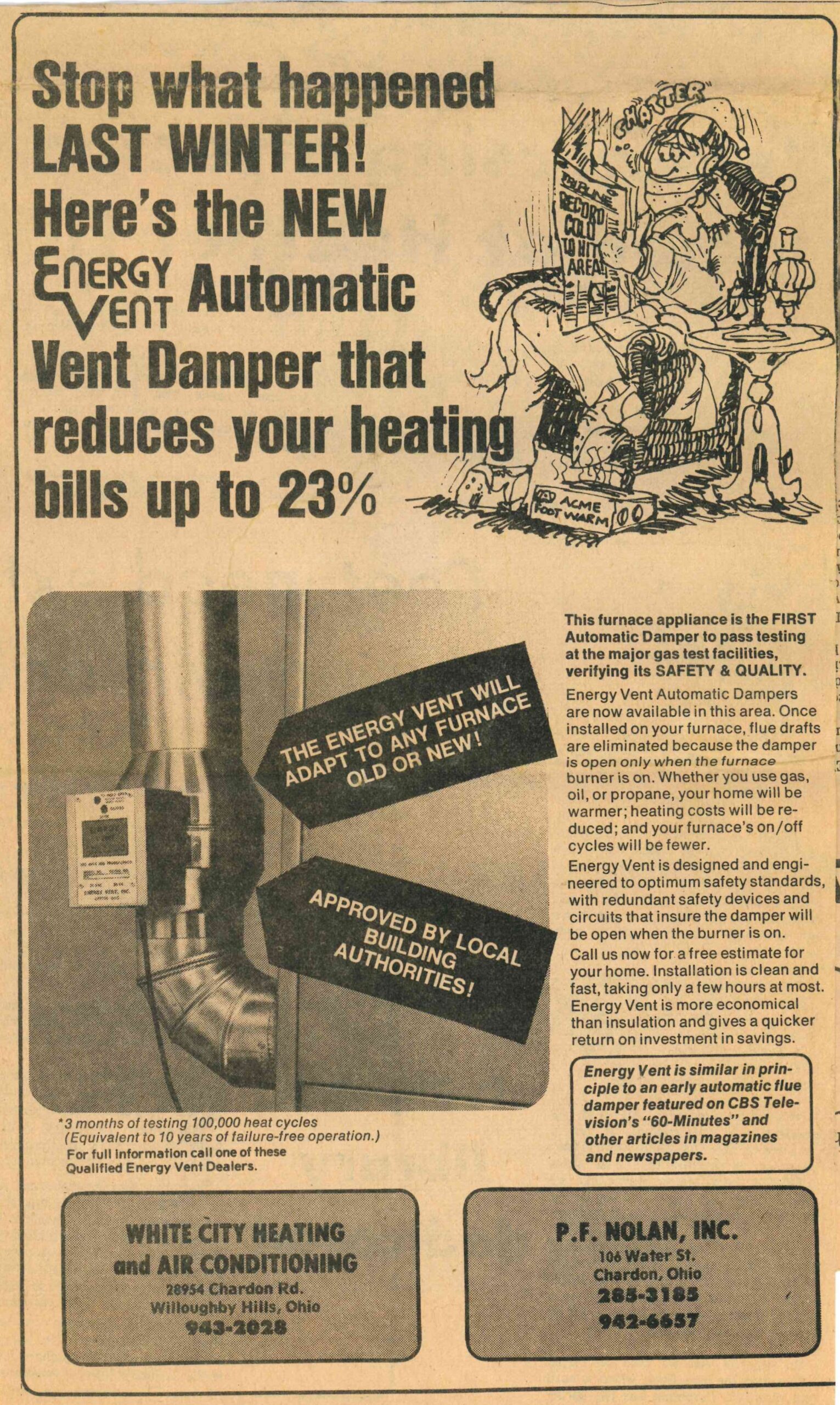 energy vent ad